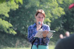 Moderátorka M. Šimoníková