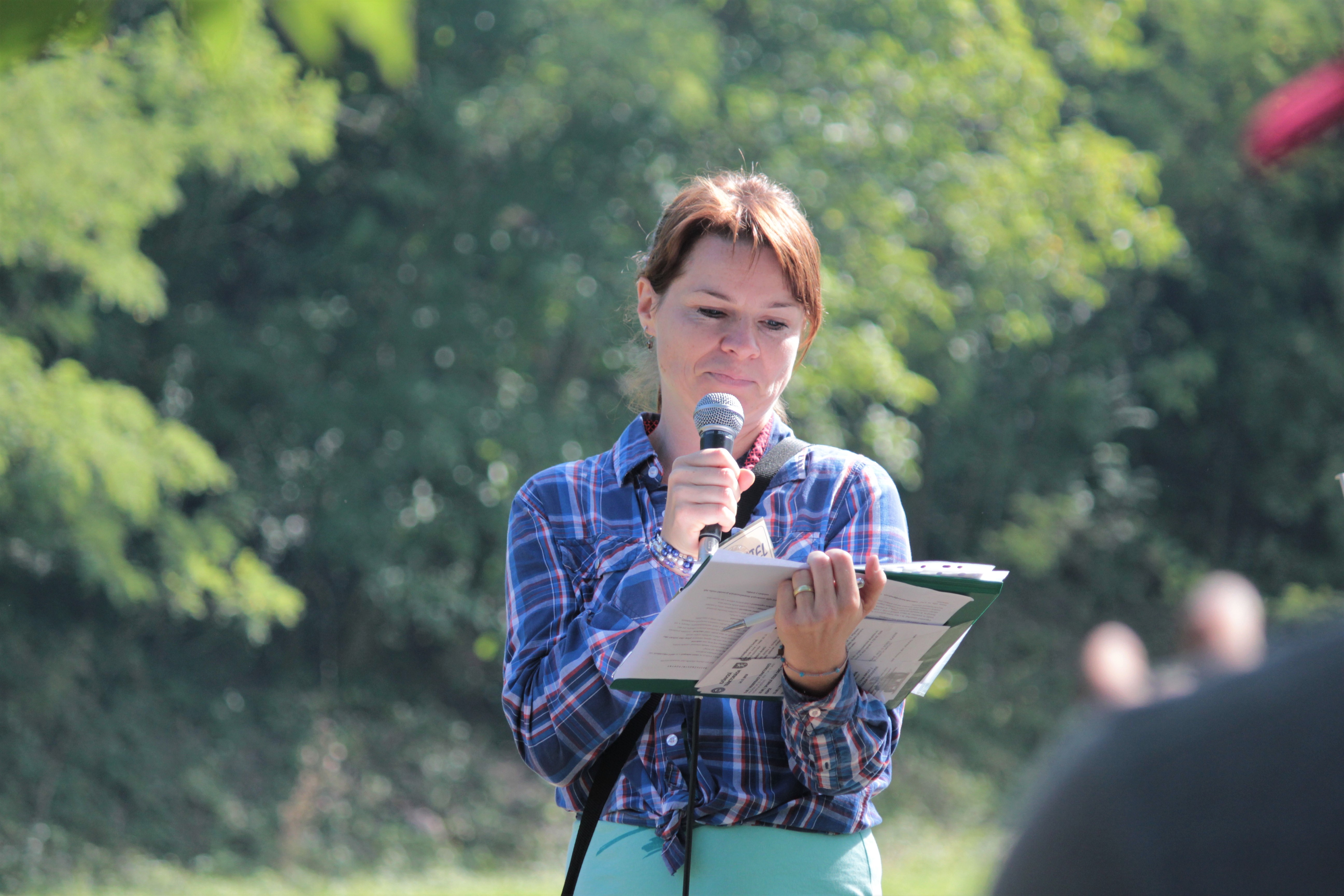 Moderátorka M. Šimoníková